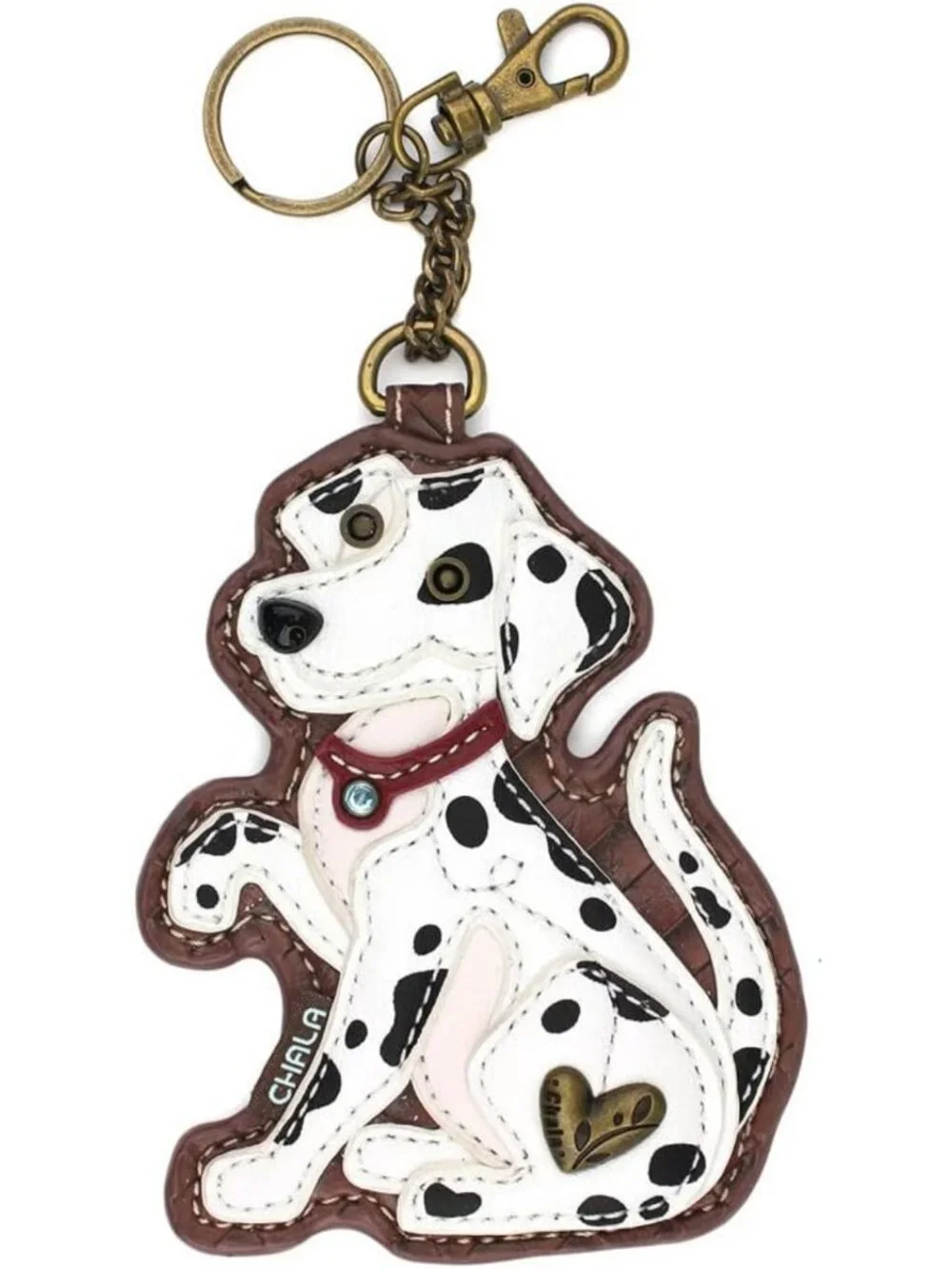 Dalmatian Dog Key Fob & Coin Purse Accessory - Cute Decorative Pet Lover Gift